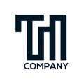 TM logo template, TM letter, flat design. vector