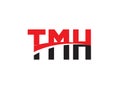 TMH Letter Initial Logo Design Vector Illustration Royalty Free Stock Photo