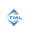 TML abstract technology logo design on white background. TML creative initials letter logo concept Royalty Free Stock Photo