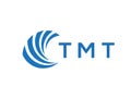 TMT letter logo design on white background. TMT creative circle letter logo Royalty Free Stock Photo