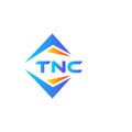 TNC abstract technology logo design on white background. TNC creative initials letter logo concept