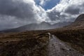 The drovers road near Black Mount