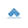 TNG letter logo design on WHITE background. TNG creative initials letter logo concept.