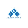 TNI letter logo design on WHITE background. TNI creative initials letter logo concept.