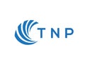 TNP letter logo design on white background. TNP creative circle letter logo Royalty Free Stock Photo