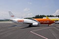 TNT, Boeing 737-300 Royalty Free Stock Photo