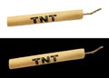 TNT dynamite stick with wick