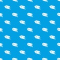 Tnt pattern vector seamless blue Royalty Free Stock Photo