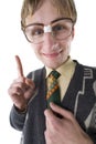 To be, or not to be nerd? Royalty Free Stock Photo