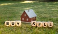 To buy or sell a house? Royalty Free Stock Photo