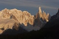 To Cerro Torre glacier, Patagonia, Argentina Royalty Free Stock Photo