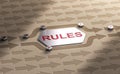 To Circumvent The Rules Concept Royalty Free Stock Photo