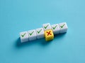 To correct a mistake. Recognize the error and correct the mistake. Fixing the problems