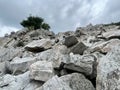 Devils Marbleyard looking up Royalty Free Stock Photo