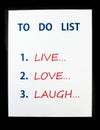To Do List Royalty Free Stock Photo
