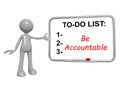 To do list be accountable on board