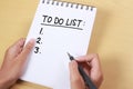 To Do List, Business Schedule Motivational Words Quotes Concept