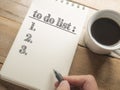 To Do List, Business Schedule Motivational Words Quotes Concept