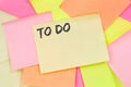 To Do list checklist business note paper Royalty Free Stock Photo