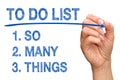 To do list Royalty Free Stock Photo