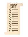 To do list icon. Clipart image