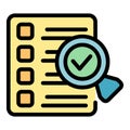 To do list icon vector flat Royalty Free Stock Photo