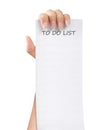 To do list paper note