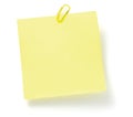 To-Do List with paperclip Royalty Free Stock Photo