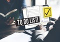 To Do List Time Management Reminder Prioritize Concept