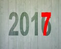 2016 to 2017, happy new year concept Royalty Free Stock Photo