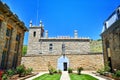 Exercise yard at the Old Idaho State penitentiary Royalty Free Stock Photo