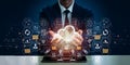 To properly handle files, knowledge, and documentation in an ERP-enabled firm, use a Document Management System (DMS)