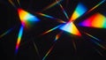 To refract resembling the effect seen through a prism highlight Royalty Free Stock Photo