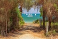 To the Richardsons Beach - Freycinet National Park Royalty Free Stock Photo