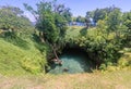 To Sua Ocean Trench swimming hole, Upolu Island, Samoa, South Pa Royalty Free Stock Photo