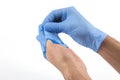 take off sterile gloves