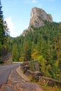 Toaca peak of ceahlau mountains Royalty Free Stock Photo