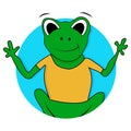 Toad and frog icon Royalty Free Stock Photo