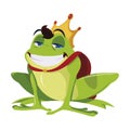 toad prince fairytale character Royalty Free Stock Photo