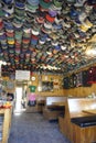 The Toad River Lodge hats collection, BC, Canada