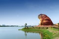 A toad-shaped building of Phaya Khan Khak The Toad King Museum, Yasothon, Thailand