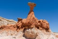 Toadstool Hoodoos in Grand Staircase-Escalante National Monument, Utah Royalty Free Stock Photo