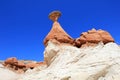 Toadstool Hoodoos, Paria Rimrocks in Grand Staircase-Escalante National Monument, Utah Royalty Free Stock Photo