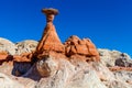 Toadstool Trail in Utah north of Page. Grand Staircase Escalante National Mon.