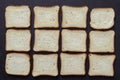 Toast bread background