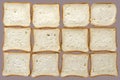 Toast bread background