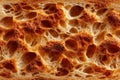 Toast bread crumb texture close-up Royalty Free Stock Photo