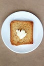 Toast with butter Royalty Free Stock Photo