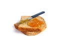 Toast with marmalade Royalty Free Stock Photo