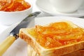 Toast and Marmalade Royalty Free Stock Photo